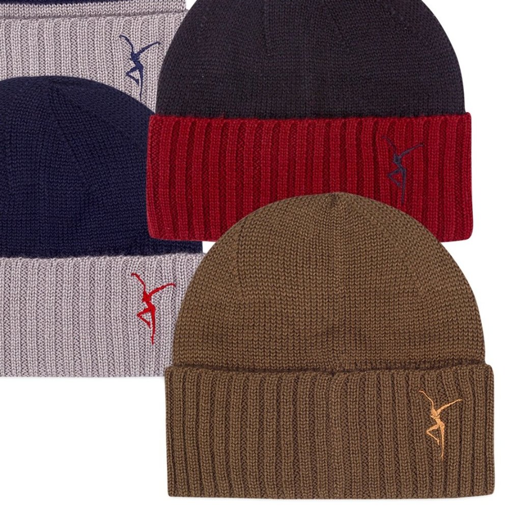 Olive Green / Brown DMB Beanie Cap with Logo